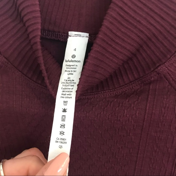 Lululemon Rest Less Mock Neck - Picture 5 of 6